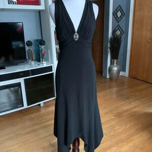 Vintage Laundry by Shelli Segal Asymmetrical Dress Whimsigoth Y2K Size 6